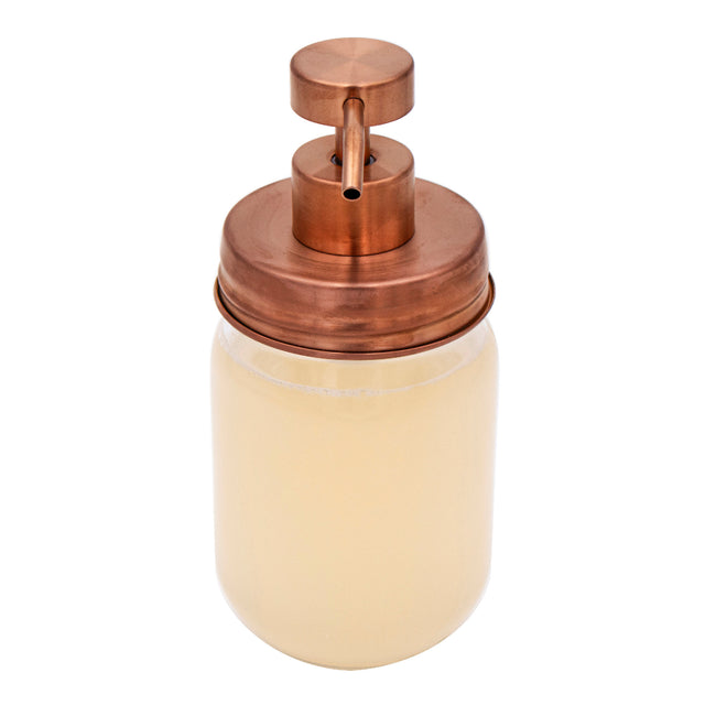Rose Gold Soap Pump for Mason jars.