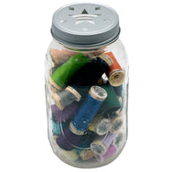 aluminum-star-cutout-lid-regular-mouth-quart-mason-jar-thread