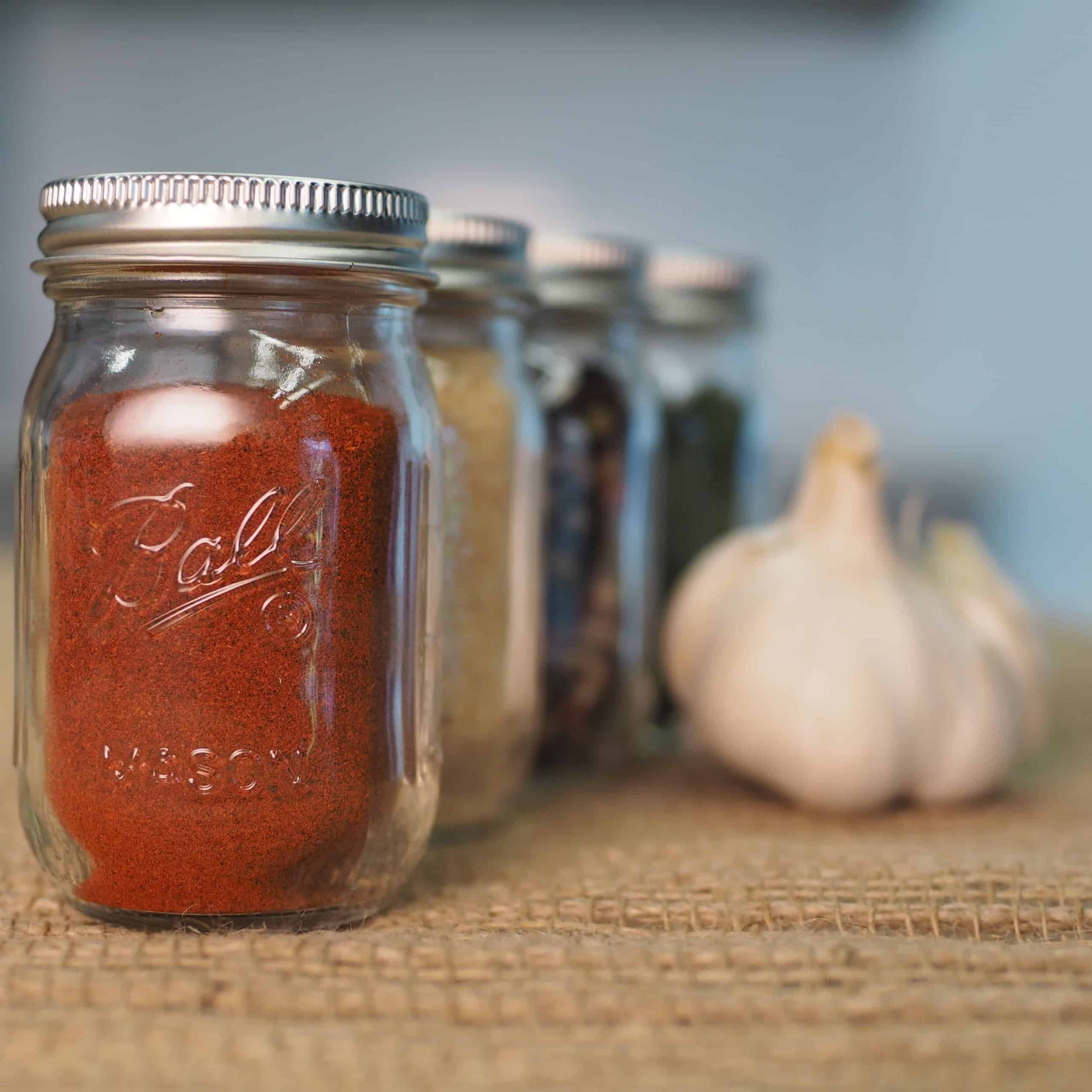 Ball spice shop jars