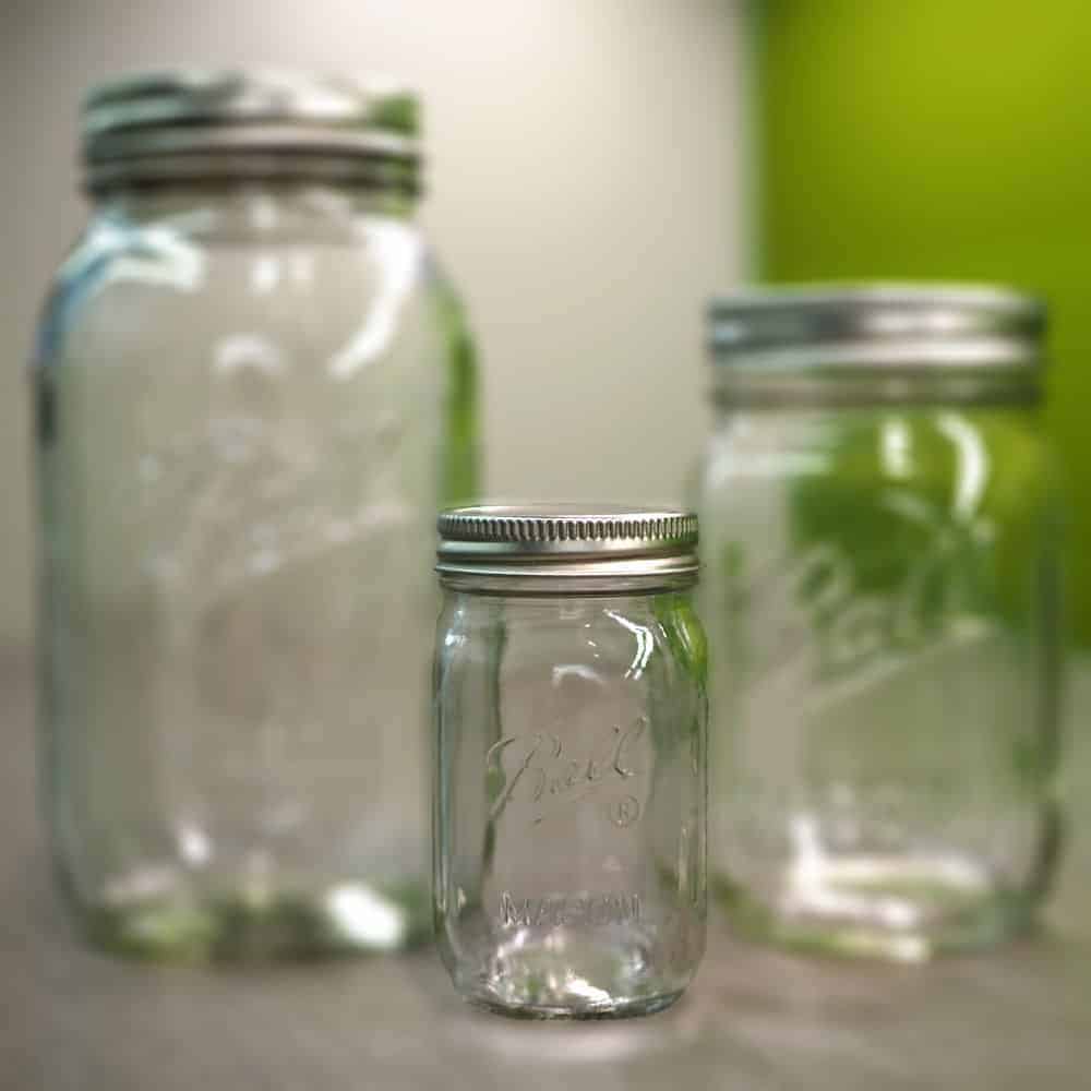 12 Pack Set Mini Mason Glass Jar Size 4 oz & Lids Multi Purpose Food Grade  Jars