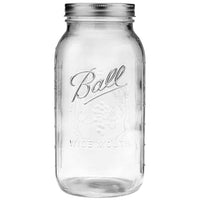 Ball wide mouth half gallon 64oz Mason jar