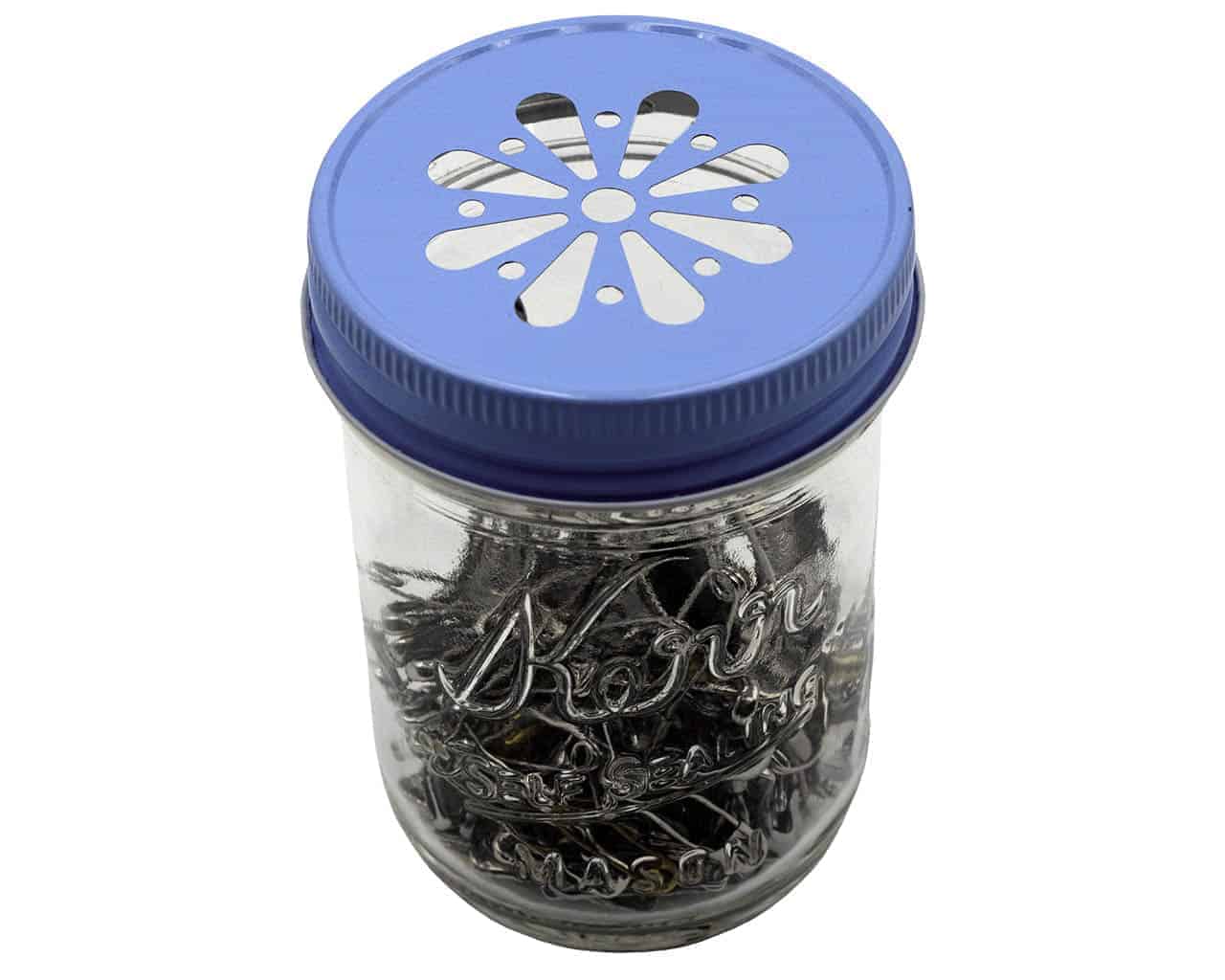 blue-daisy-lid-regular-mouth-half-pint-mason-jar-made-in-usa-pins
