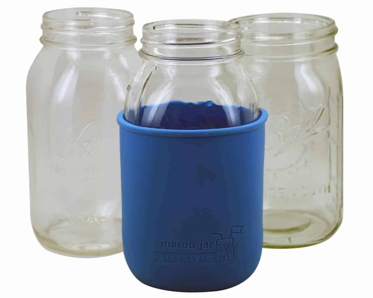Mouth 32 oz (Quart) mason Jars with Lids and Bands (24-Pack