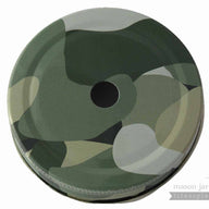 Camouflage straw hole tumbler lid for regular mouth Mason jars