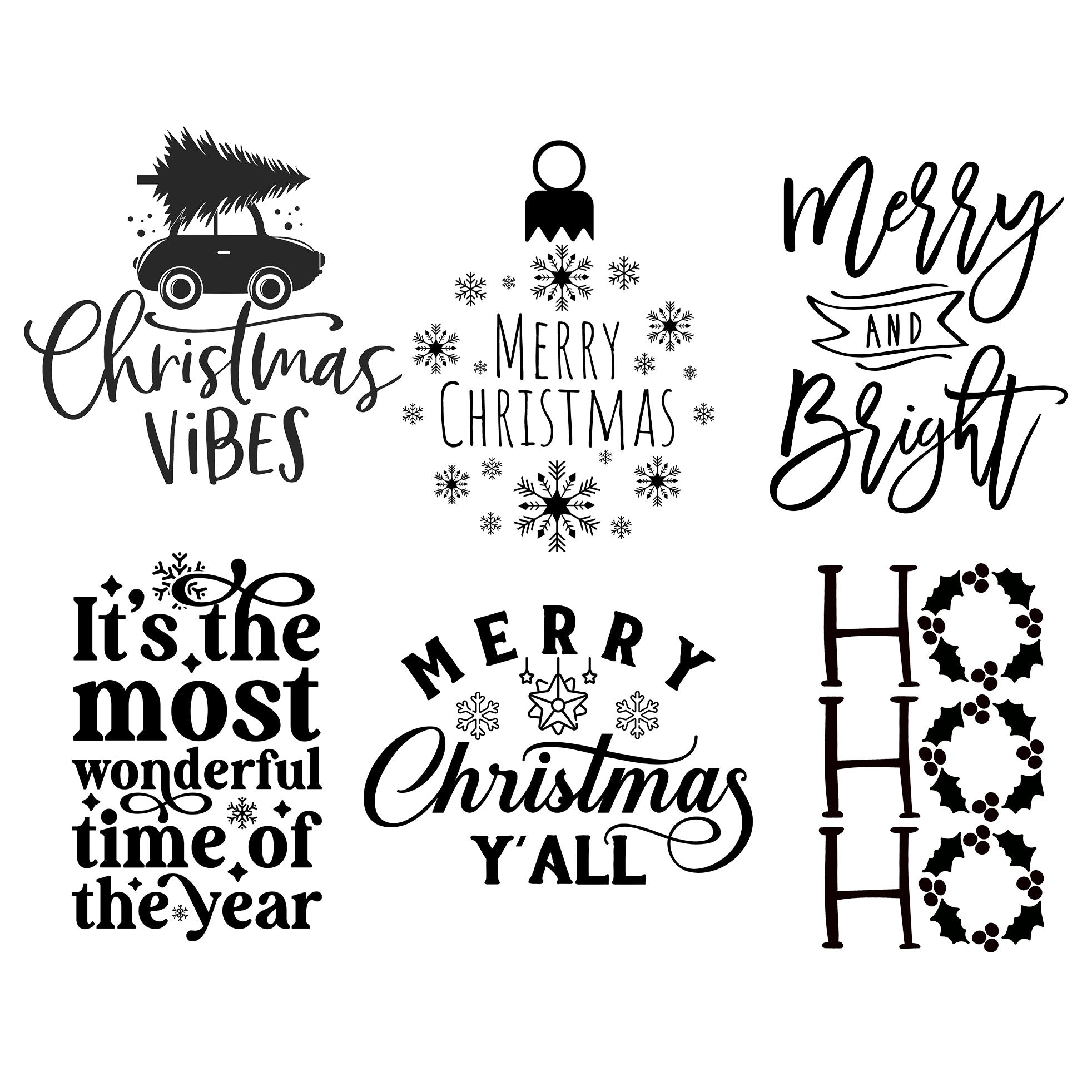 Christmas Laser Engraved Sleeves