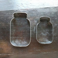 Mason jar cookie cutters small and large