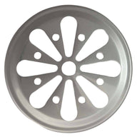 Stainless steel daisy cut lid insert for regular mouth Mason jars