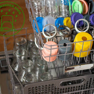 Mason Jar Lifestyle Mason jar accessories are dishwasher safe