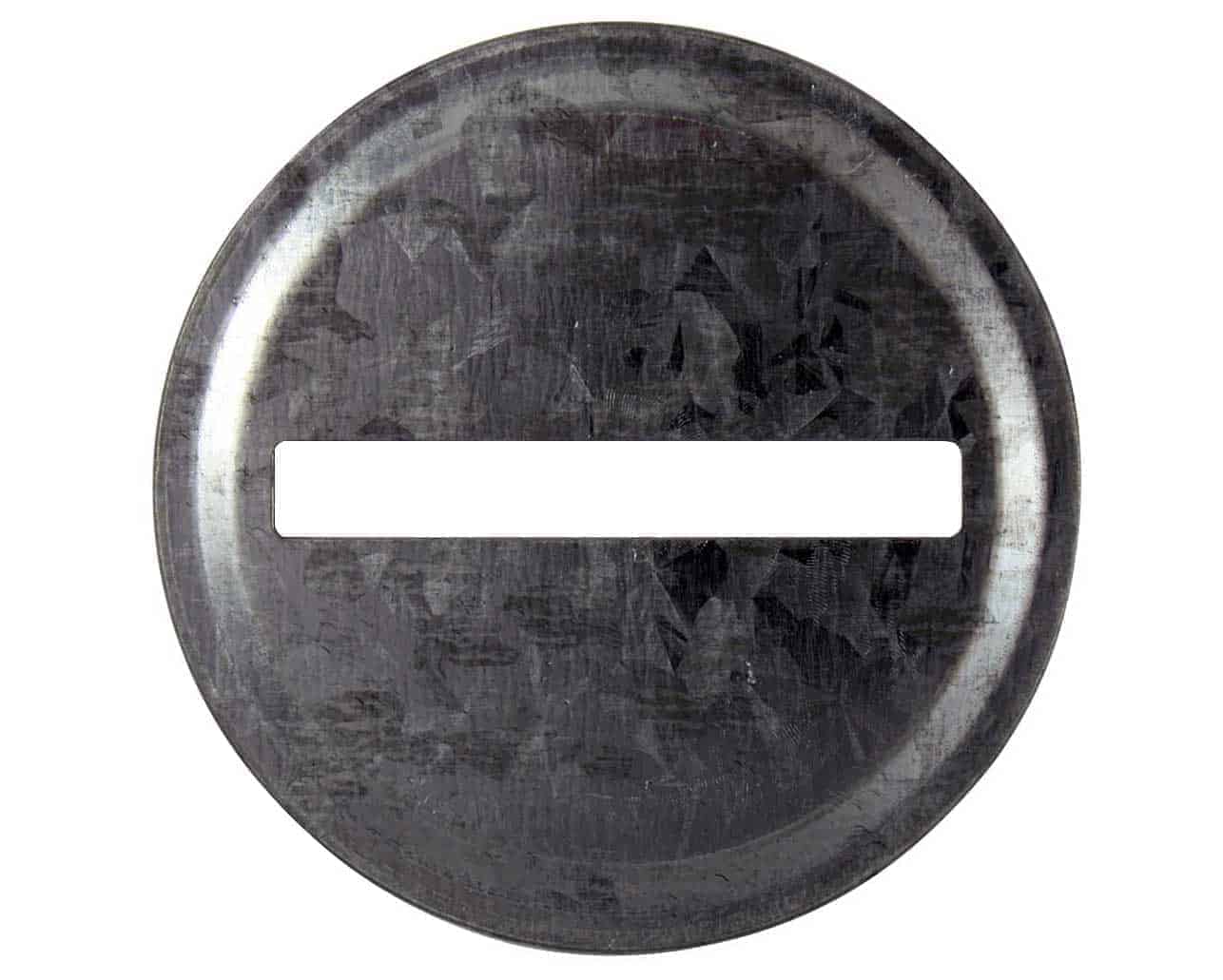 Coin Slot Bank Galvanized Metal Lid Insert for Mason Jars 10 Pack