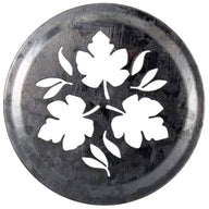 Mason Jar Lifestyle Galvanized leaf lid insert for regular mouth Mason jars