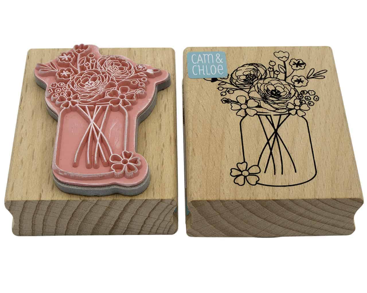 hampton-arts-mason-jar-flower-vase-stamp-front-back-rubber-wood