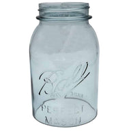 Hand Cut Open Bottom Mason Jar for Lighting Shade or Crafts