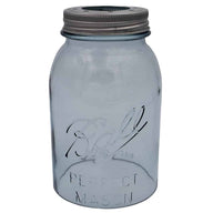 Hand Cut Open Bottom Mason Jar for Lighting Shade or Crafts