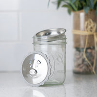 Jarware Stainless Steel Grease Keeper Insert for Wide Mouth Mason Jars