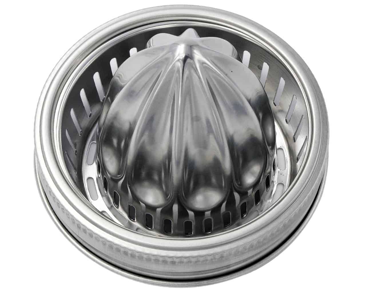 Jarware Stainless Steel Juicing Lid for Wide Mouth Mason Jars