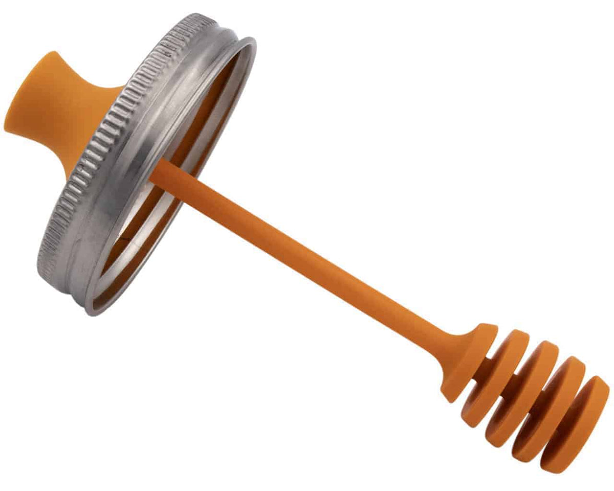 Rustproff Dipper Jarware Honey Dipper Lid for Regular Mouth Mason Jars · Mason Jar Lifestyle