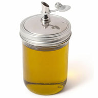 jarware stainless steel oil cruet lids for wide mouth mason jars