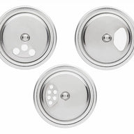 jarware stainless steel spice lids for wide mouth mason jars