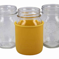 Silicone Sleeve for Regular Mouth Pint 16oz Mason Jars