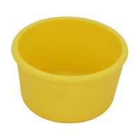 Yellow wide mouth 8oz sleeve for Mason jar.