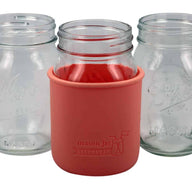 Silicone Sleeve for Regular Mouth Pint 16oz Mason Jars