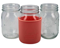 Silicone Sleeve for Regular Mouth Pint 16oz Mason Jars