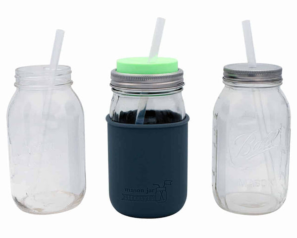 Long Glass Straws for Quart Mason Jars