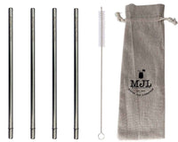 Long Safer Rounded End Stainless Steel Straw for Quart Mason Jars