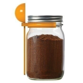 Jarware Coffee Spoon Clip for Regular and Wide Mouth Mason Jars