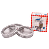 Curved Rust Proof Sprouting Lid and Band for Mason Jars
