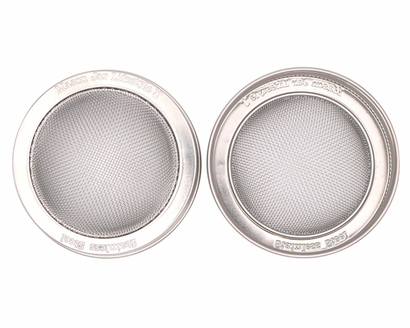 one piece wide mouth stainless steel sprouting lids