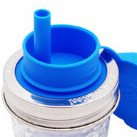 Leak Proof Pop-Up Sippy Straw Lids for Regular Mouth Mason Jars