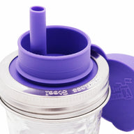 Leak Proof Pop-Up Sippy Straw Lids for Regular Mouth Mason Jars