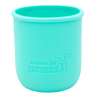 Silicone Sleeve for Regular Mouth Pint 16oz Mason Jars