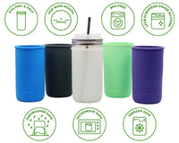 Silicone Sleeves for 24oz Pint and a Half Mason Jars