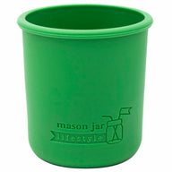 Leaf Green Silicone Sleeve for Wide Mouth 16oz Pint Mason Jars