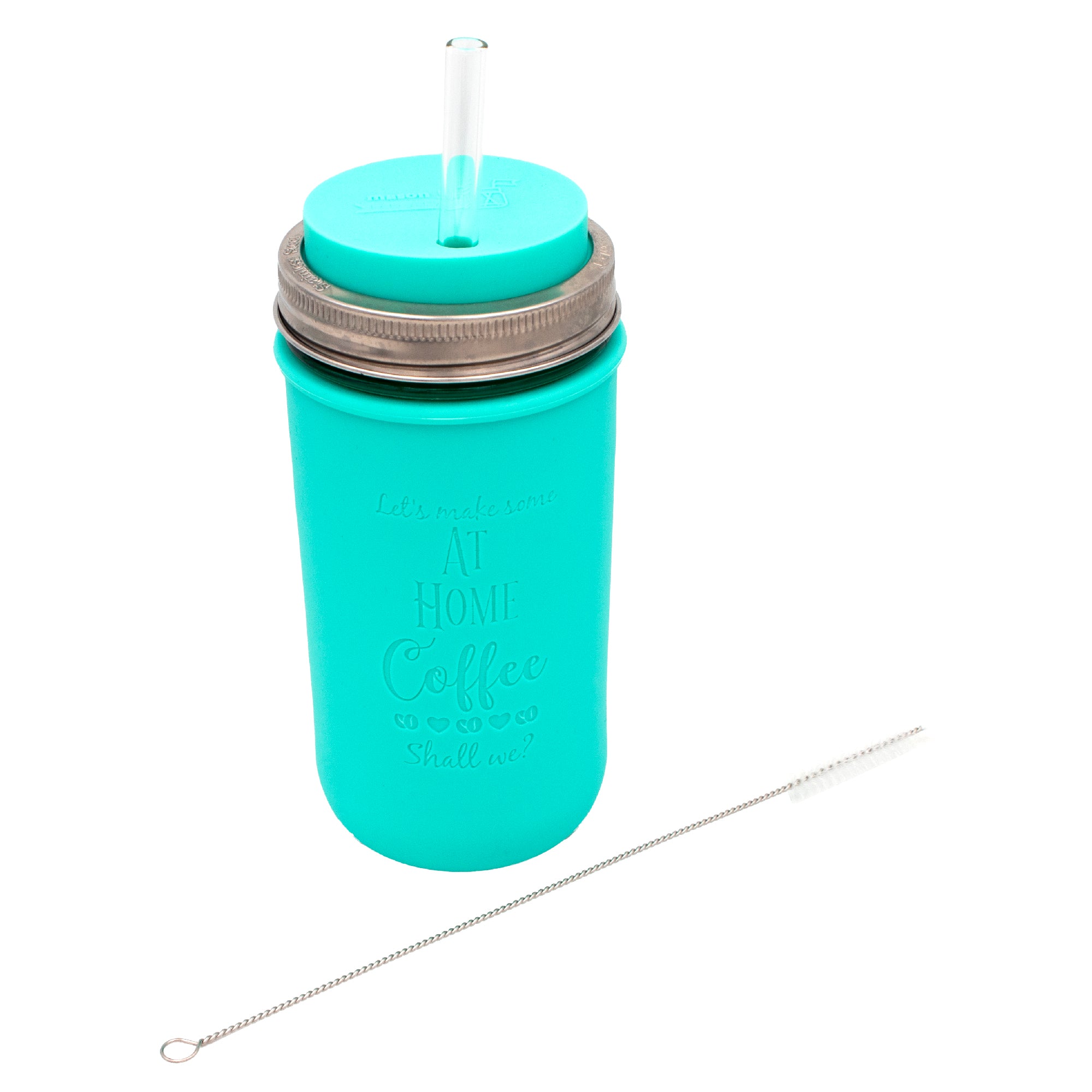 Abbie Jean Laser Engraved 24oz Pint & Half Glass Water Bottle Travel Tumbler
