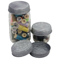 mason-jar-lifestyle-antique-galvanized-zinc-vintage-reproduction-lid-old-wide-mouth-half-pint-quart-jars-thread-sewing-supplies