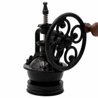 Vintage Antique Style Cast Iron Manual Ceramic Burr Coffee Grinder for Regular Mouth Mason Jars