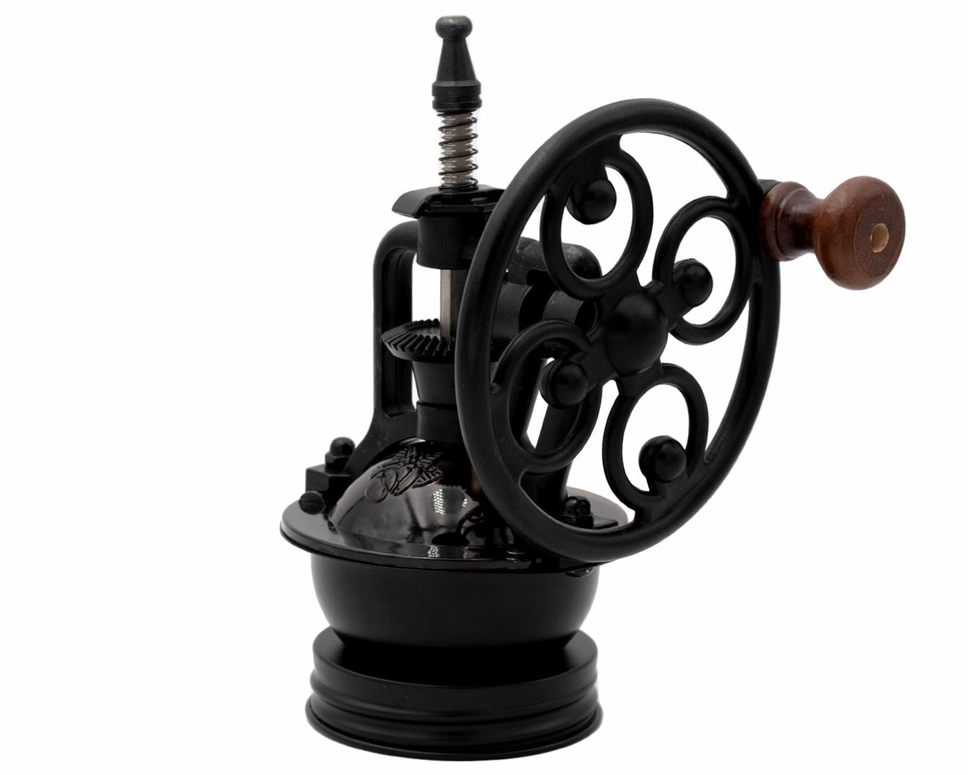 Vintage Antique Style Cast Iron Manual Ceramic Burr Coffee Grinder for Regular Mouth Mason Jars