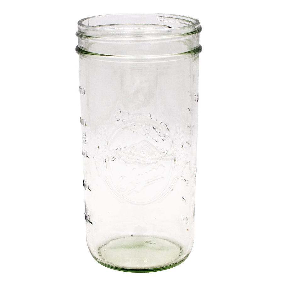 Azure Standard 24oz Wide Mouth Pint & Half Mason Jar