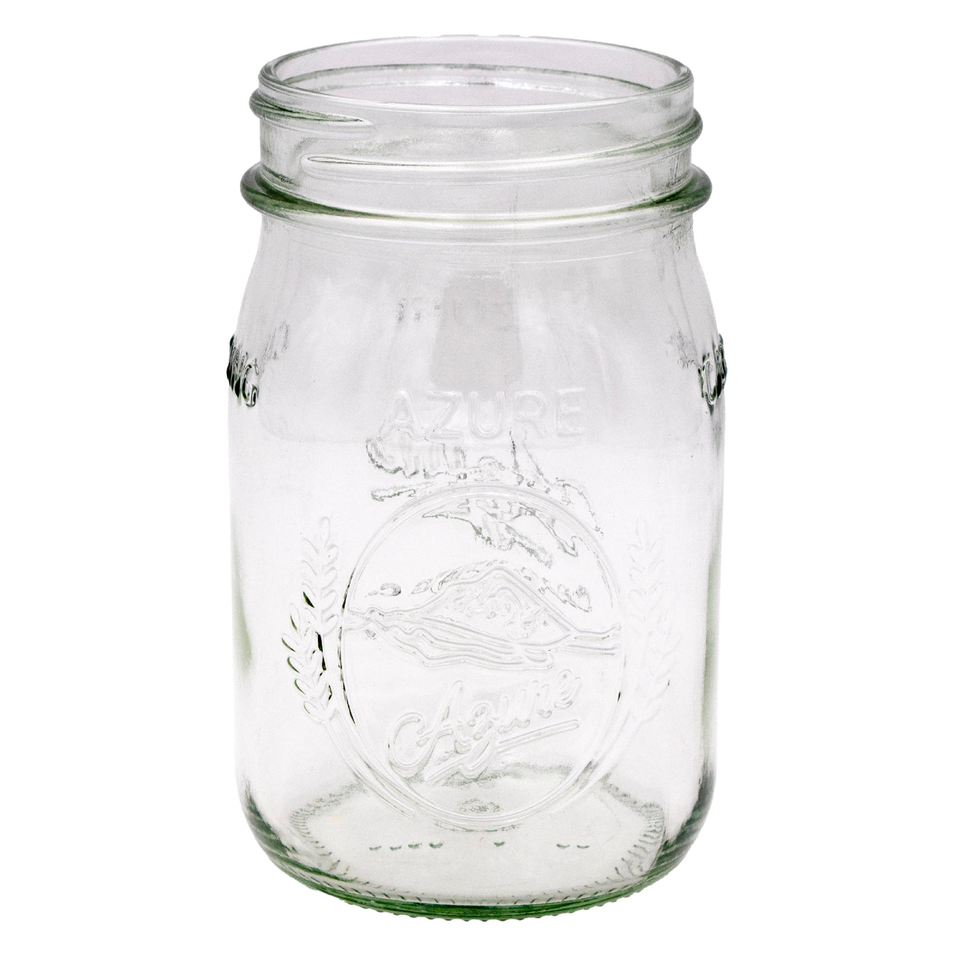 Azure Standard 16oz Regular Mouth Pint Mason Jar