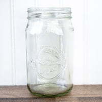 Azure Standard 32oz Wide Mouth Quart Mason Jar