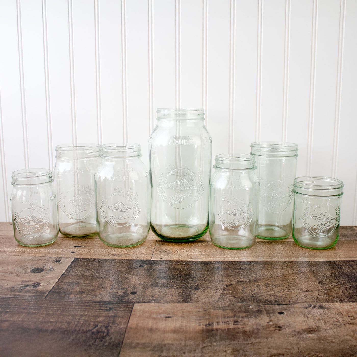 Azure Standard Pint & Half 24oz Wide Mouth Mason Jar