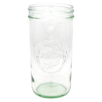 Azure Standard Pint & Half 24oz Wide Mouth Mason Jar