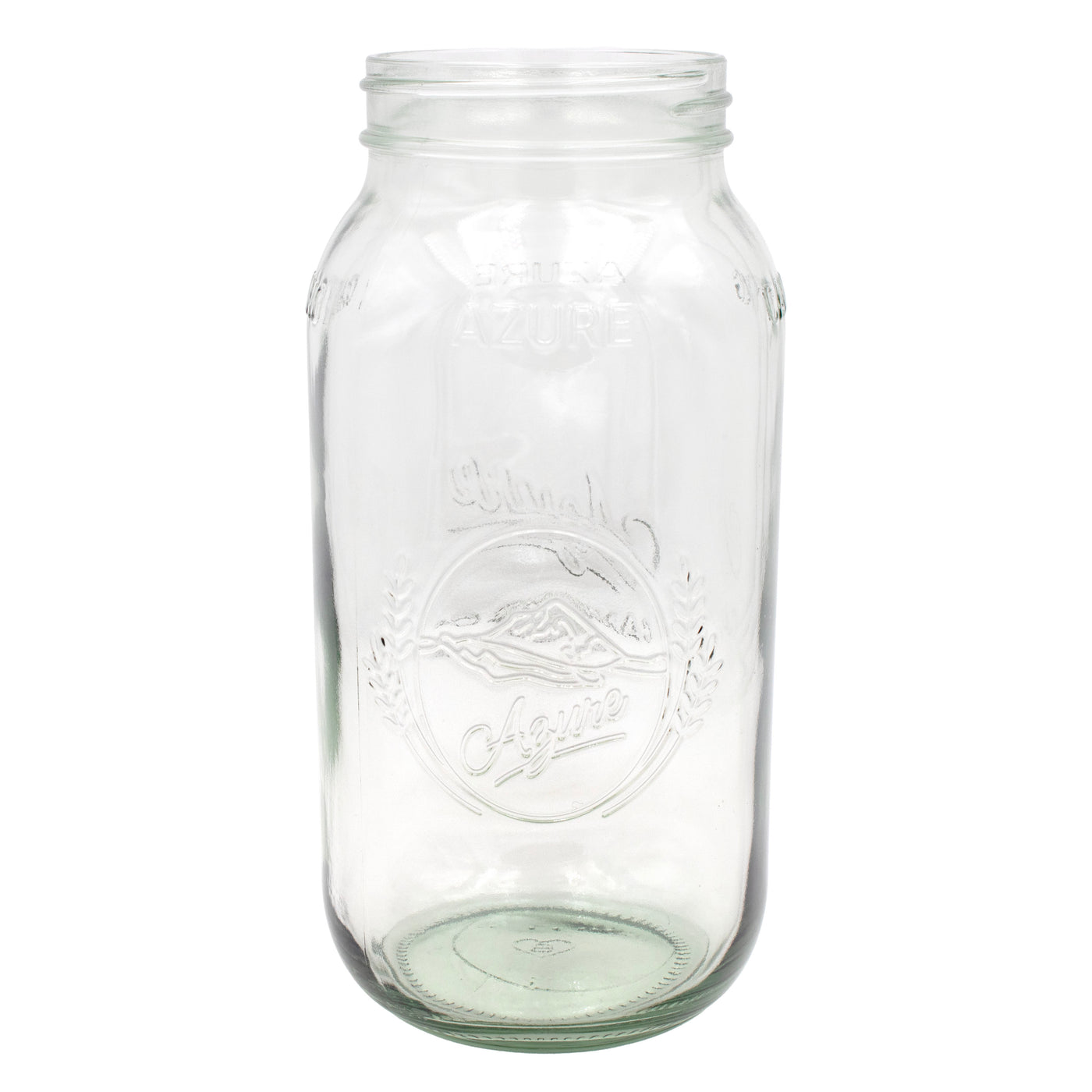 Azure Standard 62oz Wide Mouth Quart Mason Jar