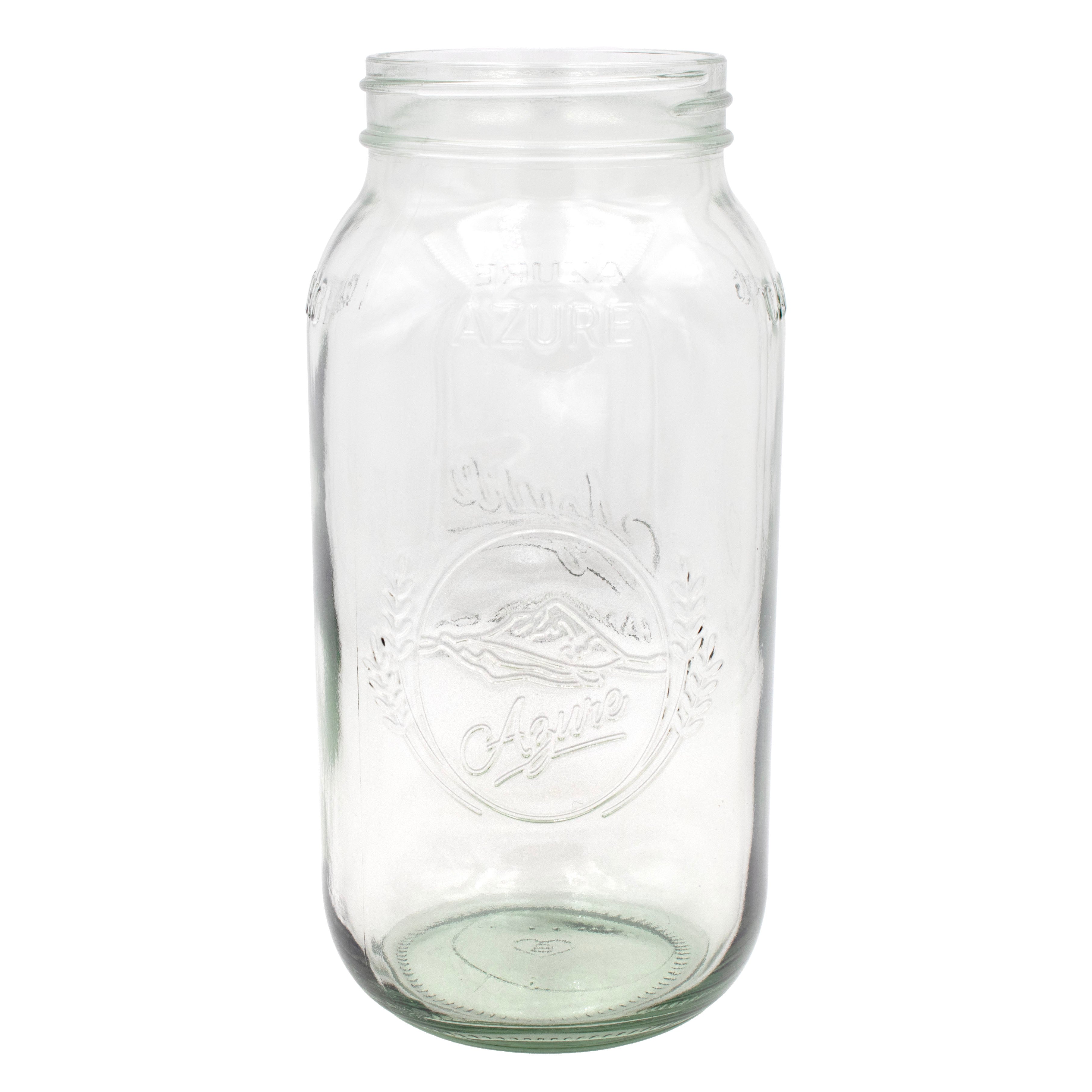 Azure Standard 62oz Wide Mouth Quart Mason Jar
