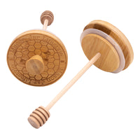 Bamboo Honey Dipper Lid for Mason Jars