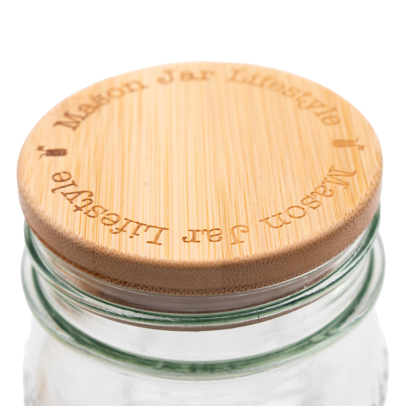 Bamboo Storage Stopper Lids for Mason Jars