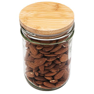 mason-jar-lifestyle-bamboo-storage-stopper-plug-lids-wide-mouth-16oz-almond-nuts-snacks